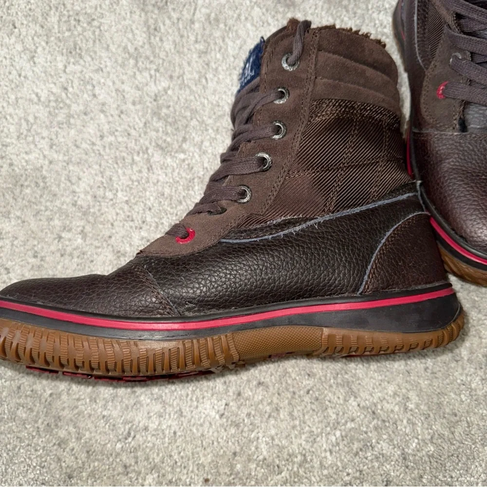 Pajar Men's Brown Leather Boots